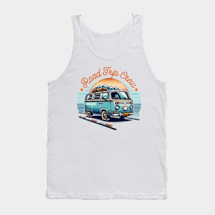 Cute Road Trip Crew 2024 Making Memories One Mile At A Time Retro Tank Top